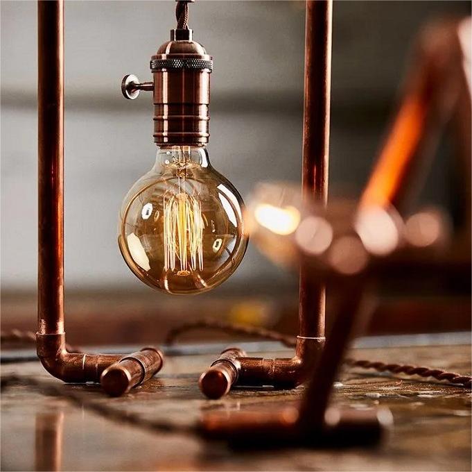 Vloerlamp Met Edison Lamp